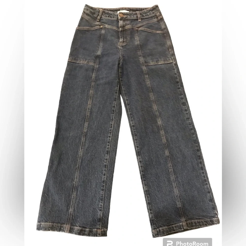 Habitual high rise wide leg jean 4